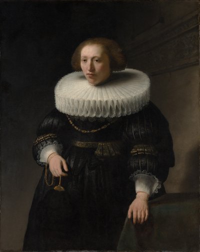 Retrato de una mujer de Rembrandt van Rijn